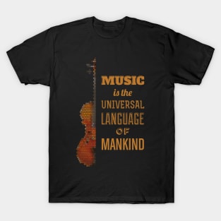 Music quote - guitar shirt - musical instrument T-Shirt